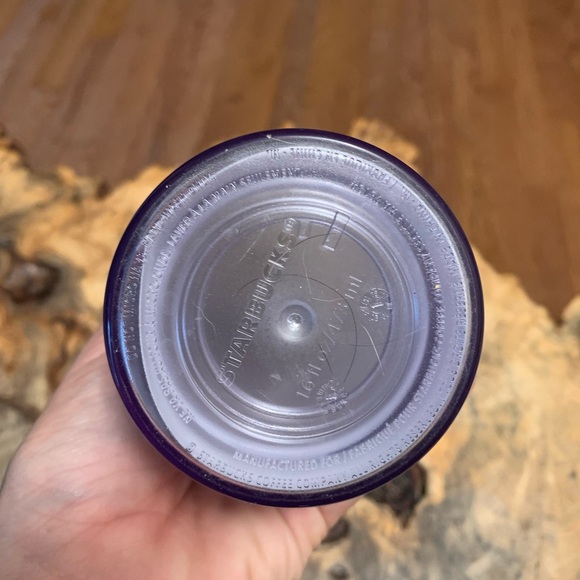 NWOT Starbucks Purple & Black Swirl Tumbler - 2022 Halloween/Fall Collection - Picture 4 of 9